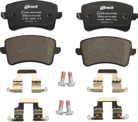 Breck 24606 00 554 10 - Set placute frana,frana disc aaoparts.ro