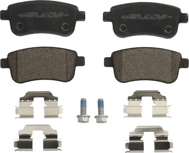 Breck 24820 00 704 00 - Set placute frana,frana disc aaoparts.ro