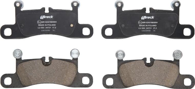 Breck 24721 00 553 00 - Set placute frana,frana disc aaoparts.ro