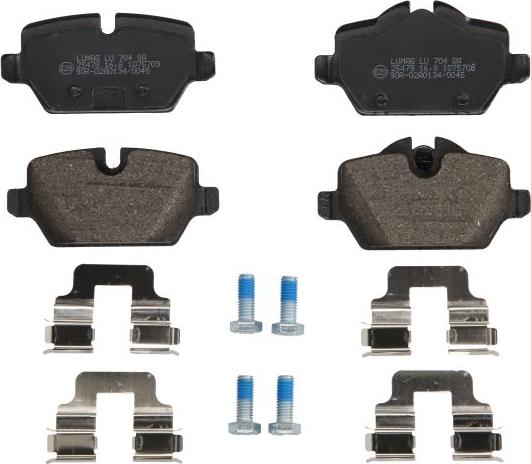 Breck 25478 00 704 00 - Set placute frana,frana disc aaoparts.ro