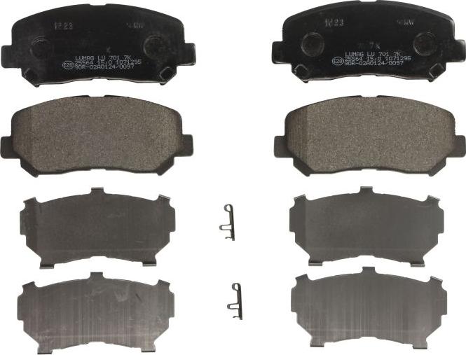 Breck 25564 00 701 00 - Set placute frana,frana disc aaoparts.ro