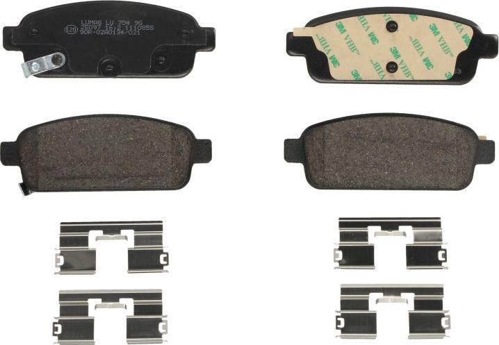 Breck 25096 00 704 20 - Set placute frana,frana disc aaoparts.ro