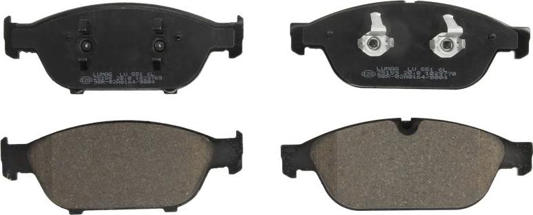Breck 25158 00 551 00 - Set placute frana,frana disc aaoparts.ro