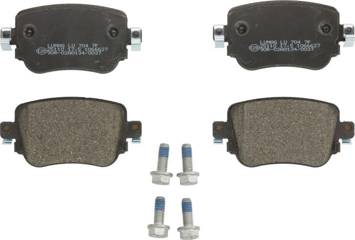 Breck 25110 00 704 10 - Set placute frana,frana disc aaoparts.ro