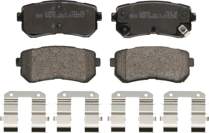 Breck 25292 00 702 00 - Set placute frana,frana disc aaoparts.ro