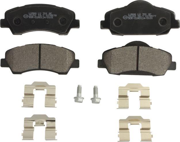 Breck 25250 00 701 00 - Set placute frana,frana disc aaoparts.ro