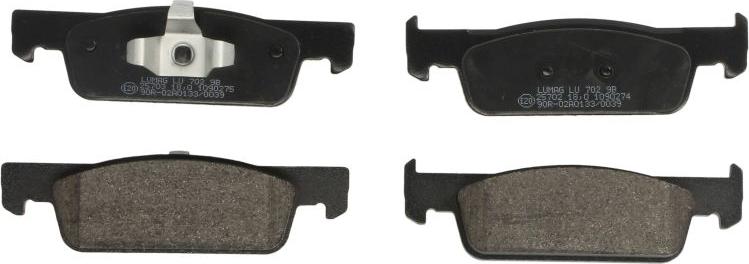 Breck 25702 00 702 00 - Set placute frana,frana disc aaoparts.ro