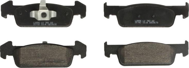 Breck 25738 00 702 00 - Set placute frana,frana disc aaoparts.ro