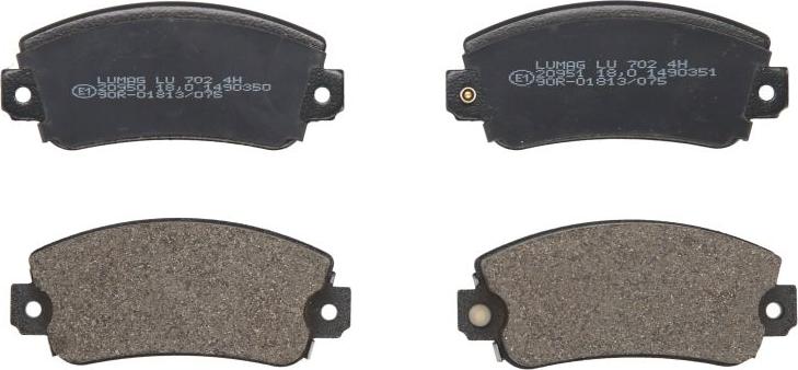 Breck 20950 00 702 10 - Set placute frana,frana disc aaoparts.ro