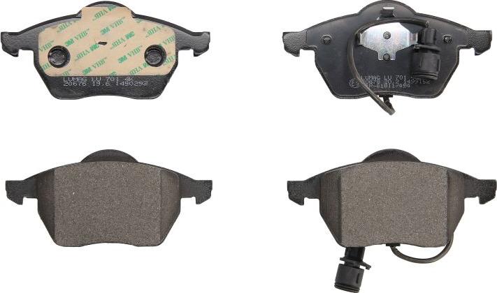Breck 20676 00 701 10 - Set placute frana,frana disc aaoparts.ro
