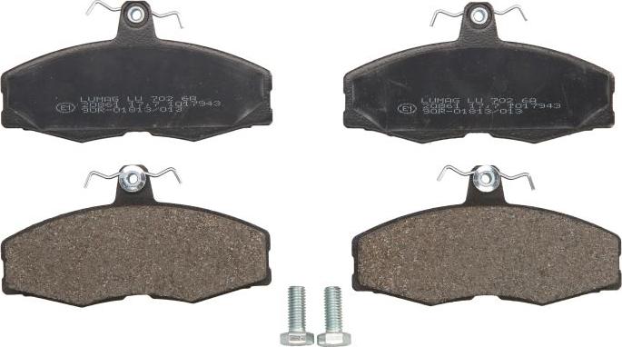 Breck 20861 00 702 00 - Set placute frana,frana disc aaoparts.ro