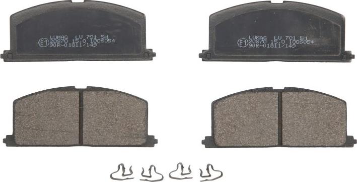 Breck 20870 00 701 10 - Set placute frana,frana disc aaoparts.ro