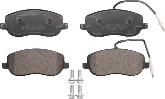 Breck 20261 00 701 00 - Set placute frana,frana disc aaoparts.ro