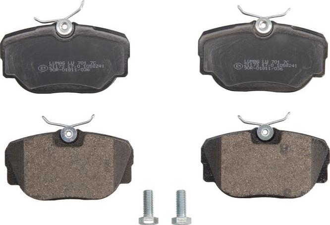 Breck 21173 00 701 00 - Set placute frana,frana disc aaoparts.ro