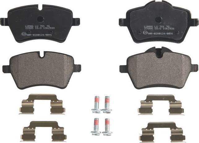 Breck 23984 00 701 00 - Set placute frana,frana disc aaoparts.ro
