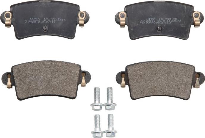 Breck 23669 00 703 10 - Set placute frana,frana disc aaoparts.ro