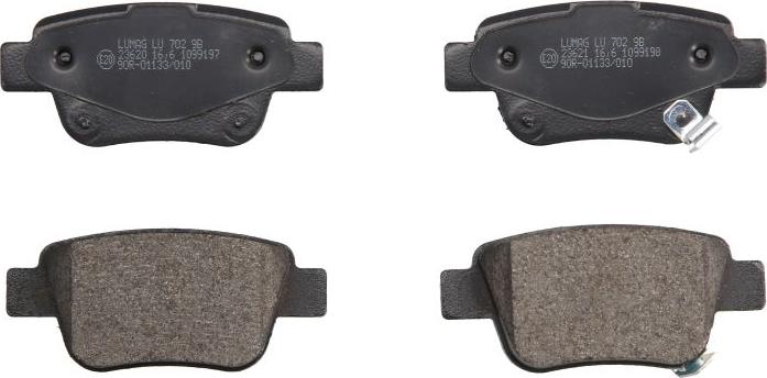 Breck 23620 00 702 10 - Set placute frana,frana disc aaoparts.ro