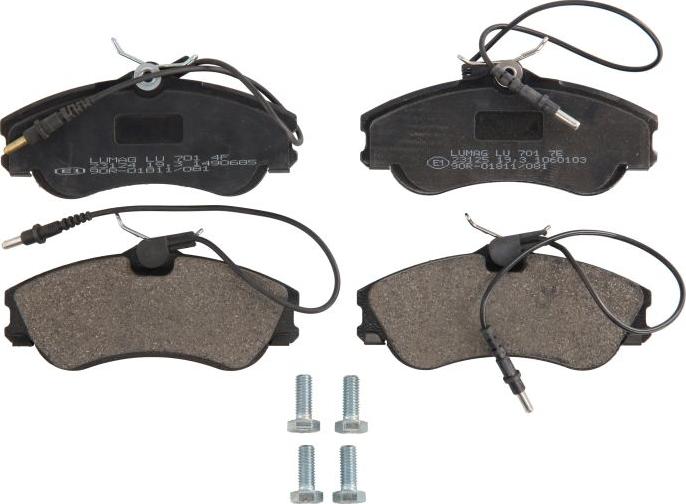 Breck 23124 00 701 10 - Set placute frana,frana disc aaoparts.ro