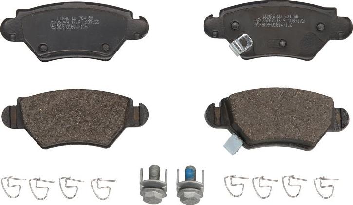 Breck 23258 00 704 10 - Set placute frana,frana disc aaoparts.ro