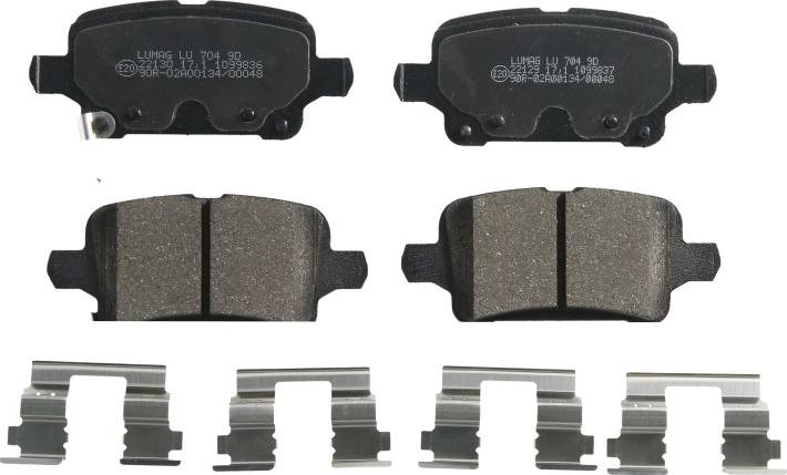 Breck 22129 00 704 00 - Set placute frana,frana disc aaoparts.ro