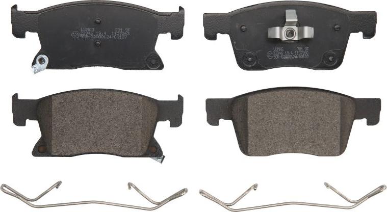 Breck 22345 00 701 00 - Set placute frana,frana disc aaoparts.ro