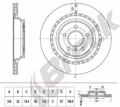 Motaquip LVBD1895 - Disc frana aaoparts.ro