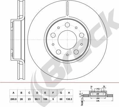 BOSCH 0 986 479 210 - Disc frana aaoparts.ro