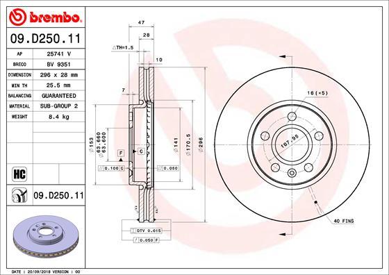Breco BV 9351 - Disc frana aaoparts.ro