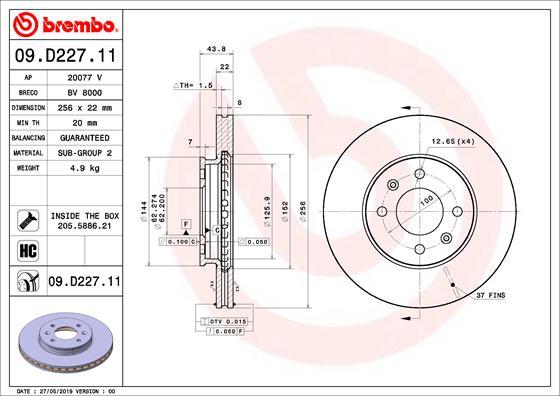 Breco BV 8000 - Disc frana aaoparts.ro