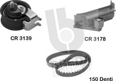 Breda Lorett KCD0645 - Set curea de distributie aaoparts.ro