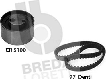Breda Lorett KCD0686 - Set curea de distributie aaoparts.ro