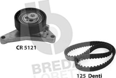 Breda Lorett KCD0674 - Set curea de distributie aaoparts.ro