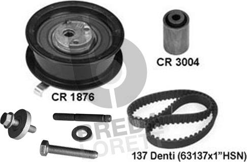 Breda Lorett KCD0046 - Set curea de distributie aaoparts.ro