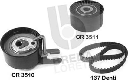 Breda Lorett KCD0020 - Set curea de distributie aaoparts.ro