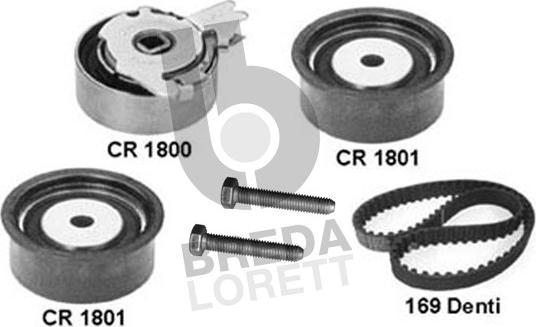 Breda Lorett KCD0022 - Set curea de distributie aaoparts.ro