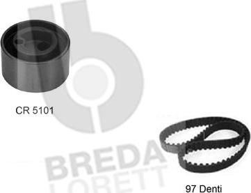 Breda Lorett KCD0199 - Set curea de distributie aaoparts.ro