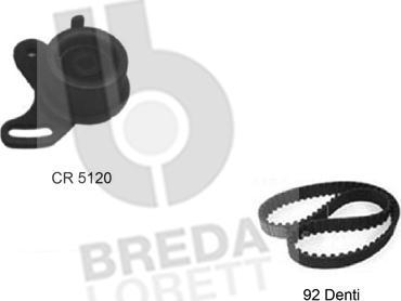 Breda Lorett KCD0189 - Set curea de distributie aaoparts.ro