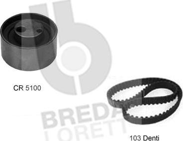 Breda Lorett KCD0182 - Set curea de distributie aaoparts.ro