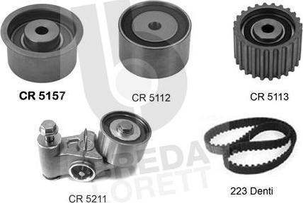 Breda Lorett KCD0187 - Set curea de distributie aaoparts.ro