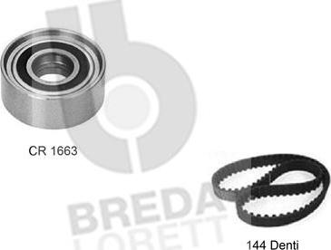 Breda Lorett KCD0258 - Set curea de distributie aaoparts.ro