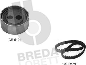 Breda Lorett KCD0260 - Set curea de distributie aaoparts.ro