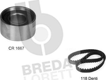 Breda Lorett KCD0268 - Set curea de distributie aaoparts.ro