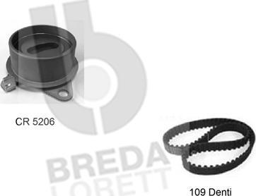 Breda Lorett KCD0212 - Set curea de distributie aaoparts.ro
