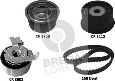 Breda Lorett KCD0754 - Set curea de distributie aaoparts.ro