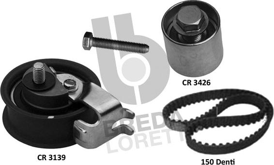 Breda Lorett KCD0731 - Set curea de distributie aaoparts.ro