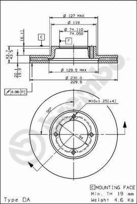 Brembo 09.6709.10 - Disc frana aaoparts.ro