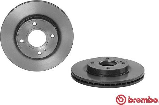 Brembo 09.A968.21 - Disc frana aaoparts.ro