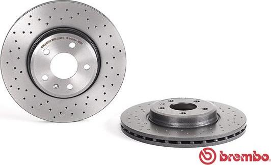 Brembo 09.A820.1X - Disc frana aaoparts.ro