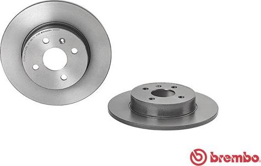 Brembo 08.9826.11 - Disc frana aaoparts.ro