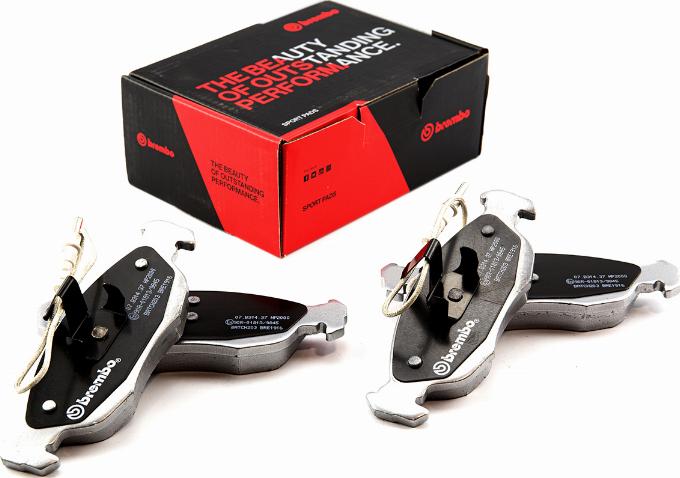 Brembo 07.B314.37 - Set placute frana de performanta aaoparts.ro